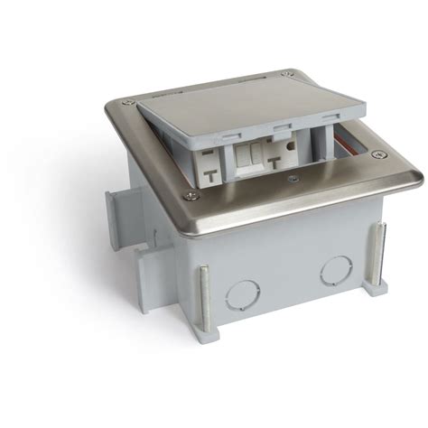 electric floor outdoor box|electrical floor box for wood.